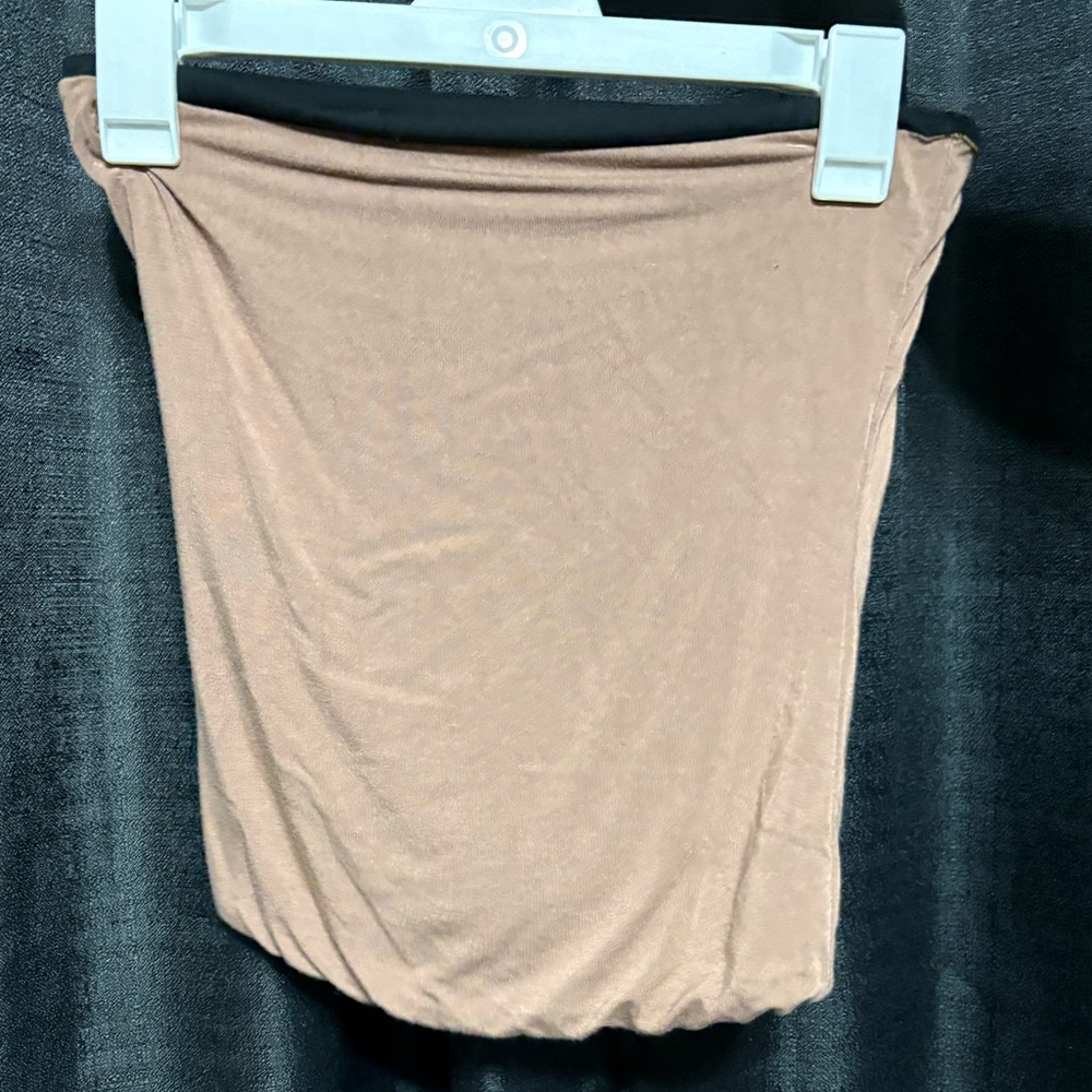 Elegant Tan Women's Tube Top